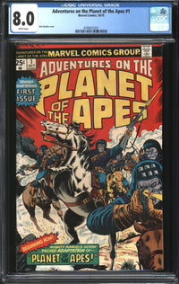 Adventures On The Planet Of The Apes (1975) #1 CGC 8.0 VF