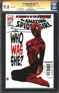 Amazing Spider-Girl (2006) #13 Arthur Suydam Variant CGC Signature Series 9.8 NM/MT Signed Arthur Suydam