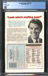 Amazing Spider-Man (1963) #162 CGC 9.4 NM