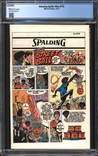Amazing Spider-Man (1963) #175 CGC 9.8 NM/MT