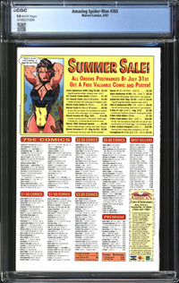Amazing Spider-Man (1963) #365 CGC 9.8 NM/MT