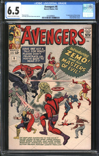 Avengers (1963) #  6 CGC 6.5 FN+