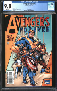 Avengers Forever (1998) # 2 CGC 9.8 NM/MT