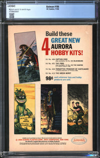 Batman (1940) #186 CGC 9.2 NM-