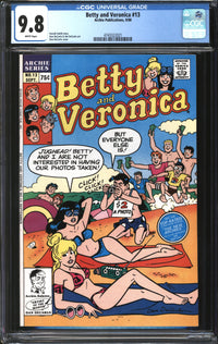 Betty And Veronica (1987) #13 CGC 9.8 NM/MT
