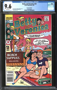 Betty And Veronica (1987) #33 Newsstand Edition CGC 9.6 NM+