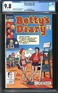 Betty's Diary (1986) #21 CGC 9.8 NM/MT