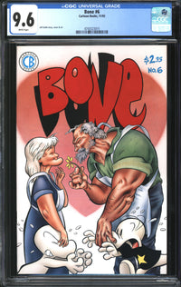 Bone (1991) # 6 CGC 9.6 NM+