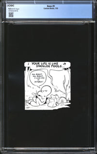 Bone (1991) # 9 CGC 9.8 NM/MT
