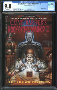 Clive Barker's Book Of The Damned (1991) #3 CGC 9.8 NM/MT