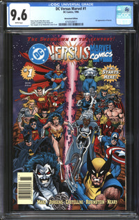 DC Versus Marvel (1996) #1 Newsstand Edition CGC 9.6 NM+
