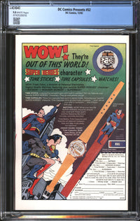 DC Comics Presents (1978) #52 CGC 9.8 NM/MT