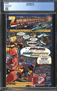 Deadpool (1993) #1 CGC 9.8 NM/MT