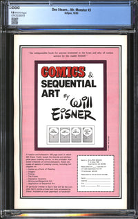 Doc Stearn... Mr. Monster (1985) #3 CGC 9.8 NM/MT