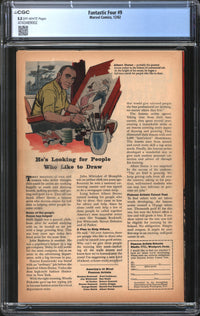 Fantastic Four (1961) #  9 CGC 5.5 FN-