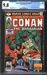 Conan The Barbarian Annual (1979) #5 CGC 9.8 NM/MT