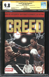 Creed: The Next Round (2023) #1 Variant Cover CGC Signature Series 9.8 NM/MT Signed Michael B. Jordan, Jai Jamison & Latoya Morgan