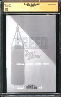 Creed: The Next Round (2023) #1 Variant Cover CGC Signature Series 9.8 NM/MT Signed Michael B. Jordan, Jai Jamison & Latoya Morgan