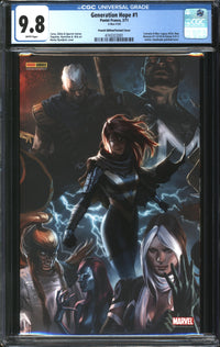 Generation Hope (2011) #1 French Edition/Variant Cover CGC 9.8 NM/MT