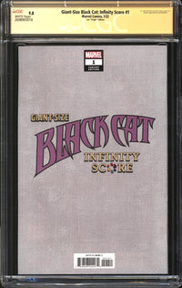 Giant-Size Black Cat: Infinity Score (2022) #1 Jeehyung Lee Virgin Edition CGC Signature Series 9.8 NM/MT Signed Jeehyung Lee