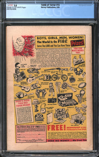 Tomb Of Terror (1952) #15 CGC 5.0 VG/FN