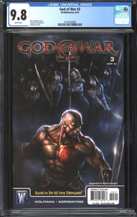 God Of War (2010) #3 CGC 9.8 NM/MT