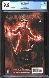 God Of War (2010) #4 CGC 9.8 NM/MT