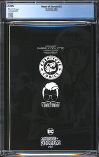 House Of Secrets (2023) #92 Gabriele Dell'Otto Carnivore Comics Edition CGC 9.8 NM/MT
