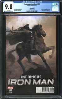 Infamous Iron Man (2016) #12 Variant Cover CGC 9.8 NM/MT