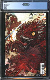 Invincible (2022) #1 Jonboy Meyers Virgin Edition CGC 9.9 MINT