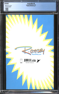 Invincible (2023) #9 Ryan Ottley Convention Foil Sketch Edition CGC 9.9 MINT