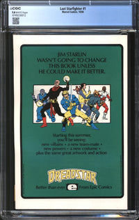 Last Starfighter (1984) #1 CGC 9.8 NM/MT