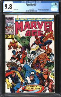 Marvel Age (1983) #12 CGC 9.8 NM/MT