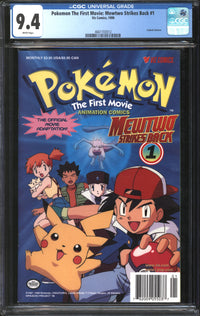 Pokemon The First Movie: Mewtwo Strikes Back (1998) #1 CGC 9.4 NM
