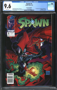 Spawn (1992) #  1 Newsstand Edition CGC 9.6 NM+