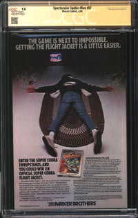 Spectacular Spider-Man (1976) # 87 CGC Signature Series 9.8 NM/MT Signed Al Milgrom