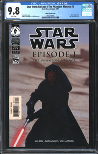 Star Wars: Episode I - The Phantom Menace (1999) #3 Photo Variant Cover CGC 9.8 NM/MT