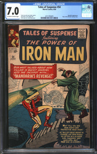 Tales Of Suspense (1959) #54 CGC 7.0 FN/VF