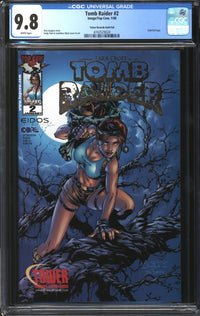Tomb Raider (1999) #2 Tower Records Gold Foil Edition CGC 9.8 NM/MT