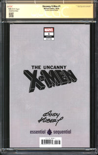 Uncanny X-Men (2024) #1 Andy Kubert Essential Sequential Edition CGC Signature Series 9.8 NM/MT Signed Andy Kubert