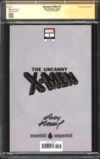 Uncanny X-Men (2024) #1 Andy Kubert Essential Sequential Edition CGC Signature Series 9.8 NM/MT Signed Andy Kubert