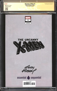 Uncanny X-Men (2024) #1 Andy Kubert Essential Sequential Edition CGC Signature Series 9.6 NM+ Signed Andy Kubert