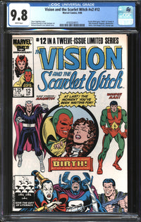 Vision And The Scarlet Witch (1985) #12 CGC 9.8 NM/MT