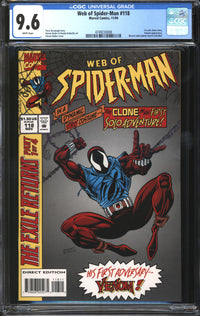 Web Of Spider-Man (1985) #118 CGC 9.6 NM+
