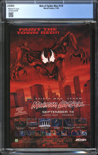 Web Of Spider-Man (1985) #118 CGC 9.6 NM+