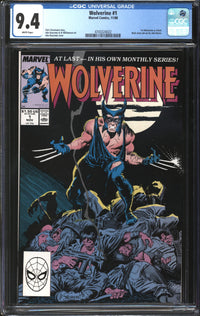 Wolverine (1988) #  1 CGC 9.4 NM