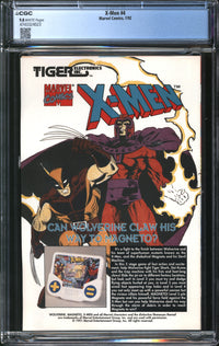 X-Men (1991) #  4 CGC 9.8 NM/MT