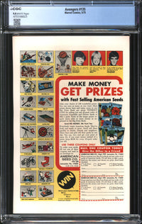 Avengers (1963) #135 CGC 9.4 NM