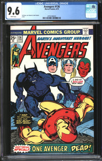 Avengers (1963) #136 CGC 9.6 NM+