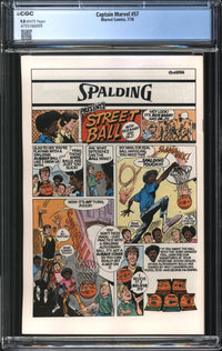 Captain Marvel (1698) #57 CGC 9.8 NM/MT